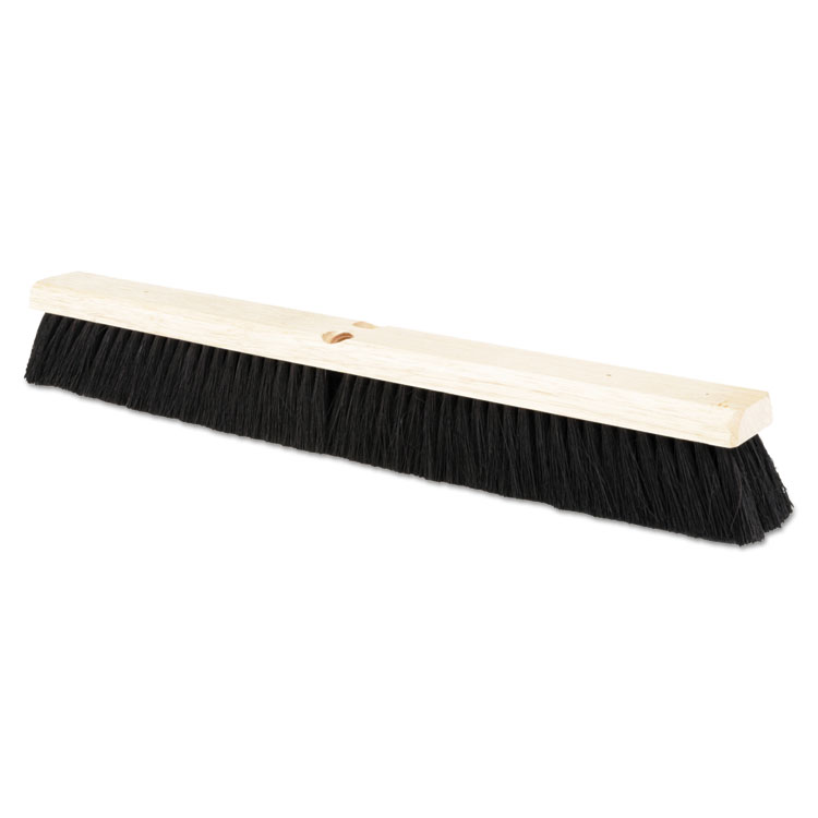 Boardwalk® Floor Brush Head, 2 1/2″ Black Tampico Fiber, 24″ - Cleaning Supplies